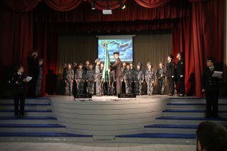 Юные кадеты пополнили ряды Щегловской школы