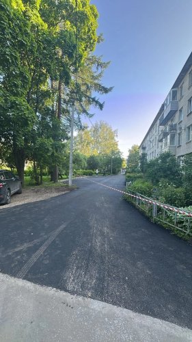 В Щеглово завершен ремонт асфальтного покрытия
