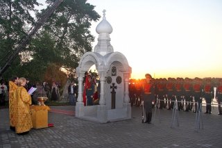 Открытие мемориального памятника-часовни