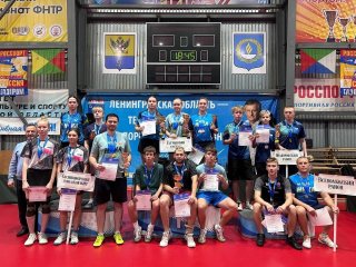 Всеволожские теннисисты - на пьедестале чемпионата Ленобласти!