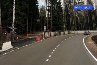 В посёлке Коркино подходит к концу капитальный ремонт дороги.
