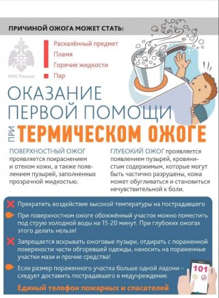 Первая помощь при термических ожогах: одно мгновение решает многое!
