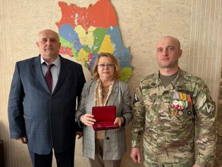 Ветерану ВОВ Анастасии Гарбуз присвоили юбилейную медаль Победы 