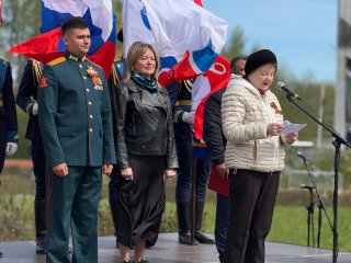 В Парке воинской славы на Румболовском мемориальном комплексе во Всеволожске прошла памятная акция, посвящённая 81‑й годовщине Победы в Великой Отечественной войне.