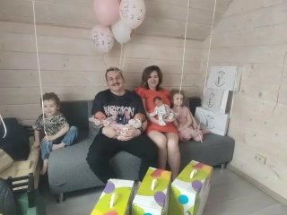 Тройная радость: в Лесколовском поселении появились тройняшки