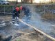 В Кузьмоловском полным ходом идет строительство канализационного коллектора.