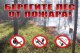 Правила поведения в лесу в пожароопасный период!