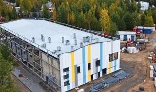 В Агалатово полным ходом идет строительство спорткомплекса