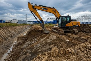 Темпы строительства дороги в Кудрово заметно растут